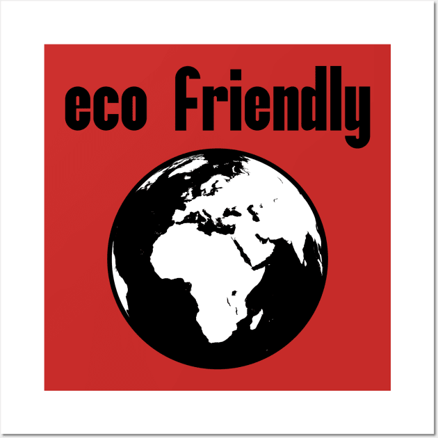 Eco Friendly: Earth Design Global Warming Climate Change Zero Waste Low Impact Recycling Single Use Plastic Reusable Straws Straw Ban Environmentalist Environmentalism Wall Art by BitterBaubles